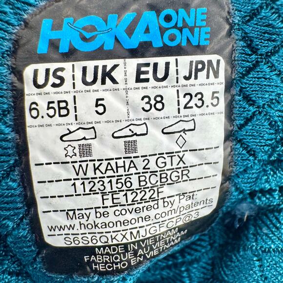 Hoka One One Blue Athletic Shoes - Picture 9 of 12